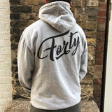 Forty OG Mens Heather Grey Lightweight Hoodie