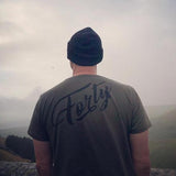 Forty OG Mens Military Green T-Shirt