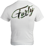Forty OG Mens White/Camo T-Shirt