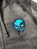 Kris Markovich X Forty "Only The Lonely" Mens Grey Zipped Hood