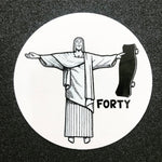 Forty Worldwide Stickers by Jon Horner